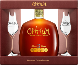 Ophyum Grand Premiere Rhum 17y + 2 poháre 0.7l