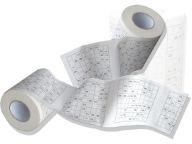 Toaletný papier so sudoku