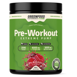 Greenfood Performance Pre-Workout Juicy raspberry 495g