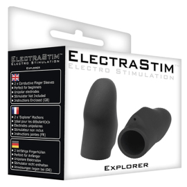 Electrastim Silicone Noir Explorer Finger Sleeves