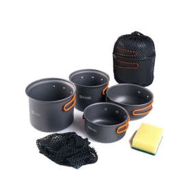 Naturehike Set hliníkového riadu 4v1 480g