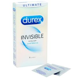 Durex Invisible Extra Thin 6ks