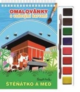 Omalovánky s vodovými barvami a štětcem: Štěňátko a med - cena, porovnanie