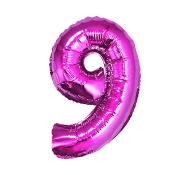 Godan Fóliový balón číslo 9 - fialová - 92 cm - cena, porovnanie