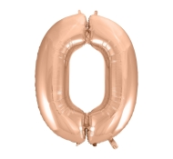 Godan Fóliový balón číslo 0 - ružovo zlatá - 92 cm - cena, porovnanie