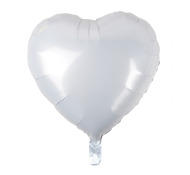 Godan Fóliový balón 18" Biele srdce - cena, porovnanie