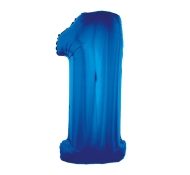 Godan Fóliový balón číslo 1 - modrá - 92 cm - cena, porovnanie