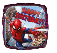 Amscan Fóliový balón 18" - Square Spiderman Happy Birthday - cena, porovnanie