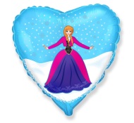 Godan Fóliový balón srdce 18" Frozen - Anna - cena, porovnanie