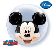 Qualatex Fóliový balón BUBBLES 24" - Mickey 61cm - cena, porovnanie