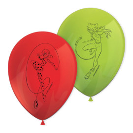 Procos Latexové balóny "Miraculous" - 8 ks