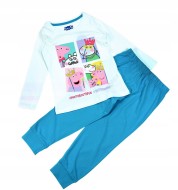 E Plus M Dievčenské bavlnené pyžamo "Peppa Pig" - modrá - cena, porovnanie