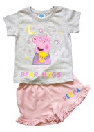 E Plus M Dievčenské bavlnené pyžamo "Peppa Pig" - sivá - cena, porovnanie