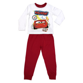 E Plus M Chlapčenské bavlnené pyžamo "McQueen" - červená