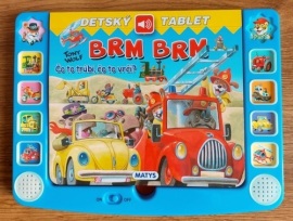 Detský tablet: Brm brm - zvuková knižka