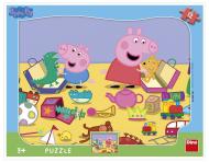 Dino Puzzle doskové Peppa Pig sa hrá 12 - cena, porovnanie