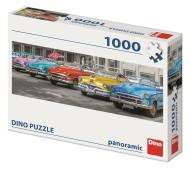 Dino Puzzle Autá panoramic 1000 - cena, porovnanie