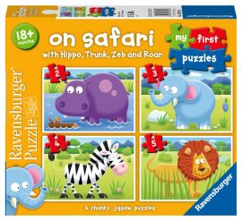 Ravensburger Moje prvé puzzle Na safari 2/3/4/5