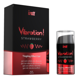 Intt Vibration! Strawberry Tingling Gel 15ml