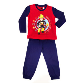Setino Chlapčenské bavlnené pyžamo "Požiarnik Sam"