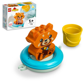 Lego DUPLO 10964 Zábava vo vani: Plávajúca panda červená