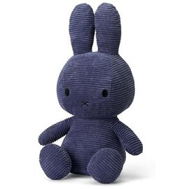 Miffy Sitting Corduroy Blue 33 cm