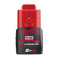 Milwaukee M12 B2 2,0 Ah - cena, porovnanie