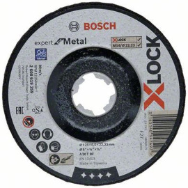 Bosch Expert for Metal brusný kotouč X-LOCK 125mm (6 mm)