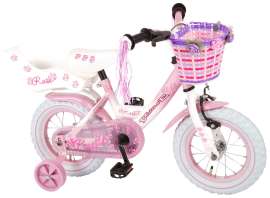 Volare Rose Bicykel s košíkom a nosičom 12"