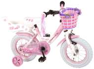 Volare Rose Bicykel s košíkom a nosičom 12" - cena, porovnanie