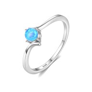 Lindas jewelry Strieborný prsteň Opálové Oko IPR109 - cena, porovnanie