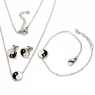 Lindas jewelry Sada šperkov Yin Yang chirurgická oceľ IS053 - cena, porovnanie
