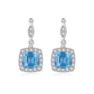 Lindas jewelry Strieborné náušnice Sky Blue IN322 - cena, porovnanie
