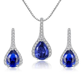 Lindas jewelry Zvýhodnená sada šperkov Rýdzi Modrá