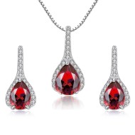 Lindas jewelry Zvýhodnená sada šperkov Rýdzi Červená - cena, porovnanie