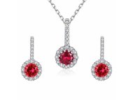 Lindas jewelry Zvýhodnená sada šperkov Červený Kvietok - cena, porovnanie