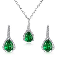 Lindas jewelry Zvýhodnená sada šperkov Rýdzi Zelená - cena, porovnanie