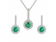 Lindas jewelry Zvýhodnená sada šperkov Zelený Kvietok - cena, porovnanie