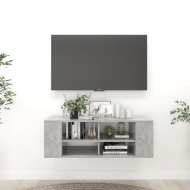 vidaXL Nástenná TV skrinka betónová sivá 102x35x35 cm drevotrieska - cena, porovnanie