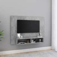 vidaXL Nástenná TV skrinka betónová sivá 120x23,5x90 cm drevotrieska - cena, porovnanie