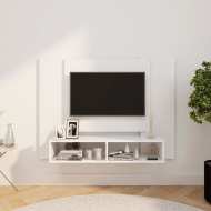 vidaXL Nástenná TV skrinka biela 120x23,5x90 cm drevotrieska - cena, porovnanie