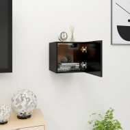 vidaXL Nástenná TV skrinka čierna 30,5x30x30 cm - cena, porovnanie