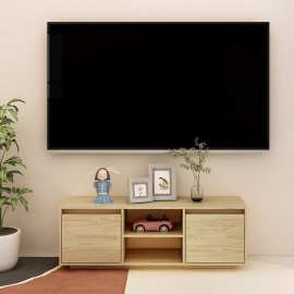 vidaXL TV skrinka 110x30x40 cm borovicový masív