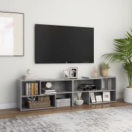 vidaXL TV skrinka betónová sivá 149x30x52 cm drevotrieska - cena, porovnanie