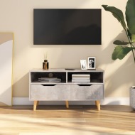 vidaXL TV skrinka betónová sivá 90x40x48,5 cm drevotrieska - cena, porovnanie