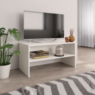 vidaXL TV skrinka biela 80x40x40 cm drevotrieska - cena, porovnanie