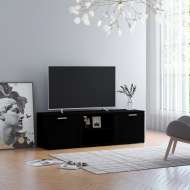 vidaXL TV skrinka, čierna 120x34x37 cm, drevotrieska - cena, porovnanie
