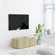 vidaXL TV skrinka, dub sonoma 80x34x30 cm, drevotrieska - cena, porovnanie