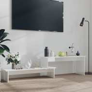 vidaXL TV skrinka lesklá biela 180x30x43 cm drevotrieska - cena, porovnanie