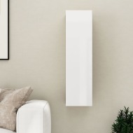 vidaXL TV skrinka lesklá biela 30,5x30x110 cm drevotrieska - cena, porovnanie